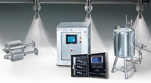 food safety systems and nozzles for baked goods and cheese