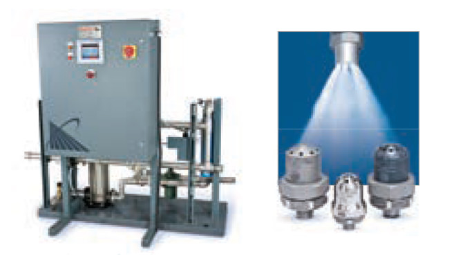 gas cooling system for steel mill