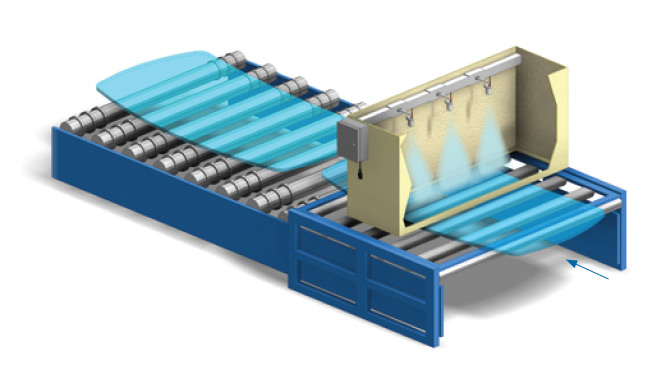 windshield manufacturing spray application
