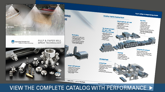 Pulp & Paper Catalog 66 view the complete pulp and paper mill spray technology catalog